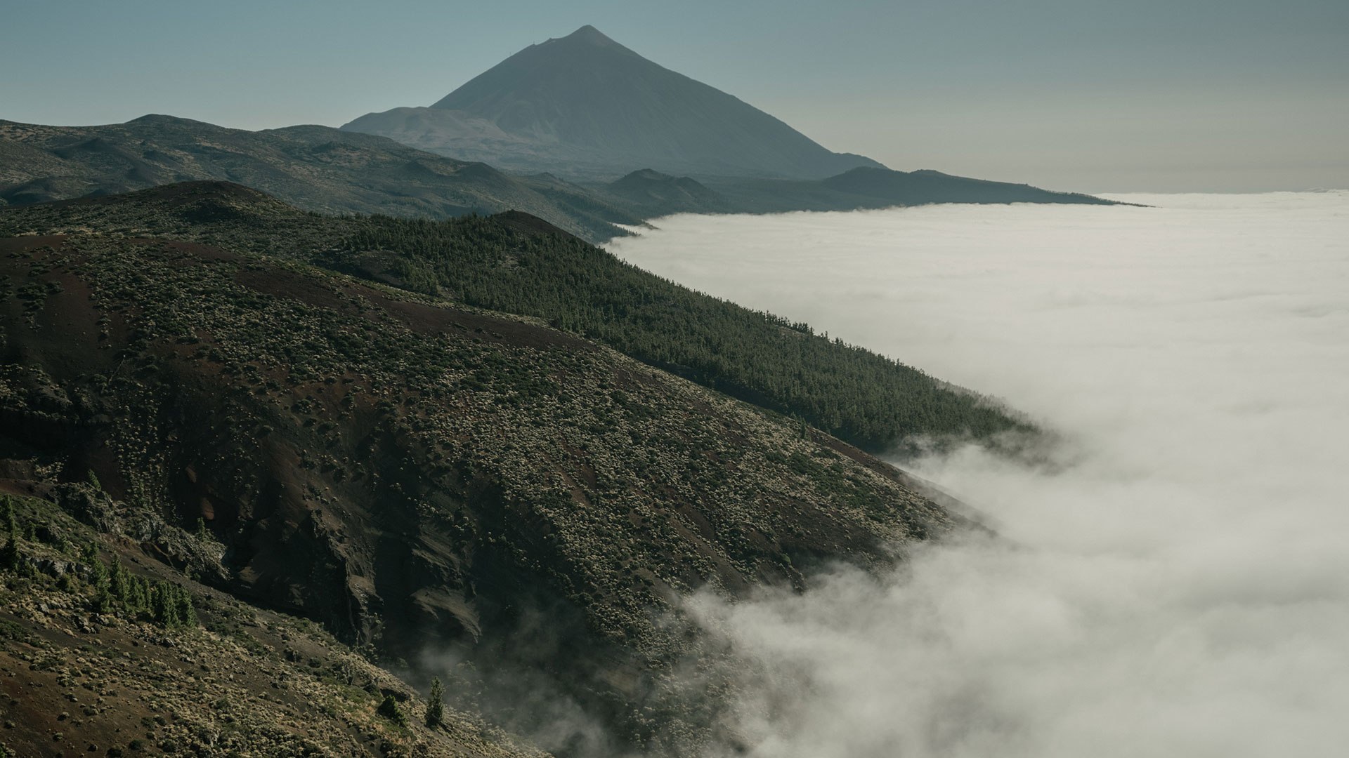 Mar de nubes, Islas Canarias Mar de nubes, Islas Canarias
