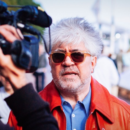 Pedro Almodóvar en Cannes, Francia.