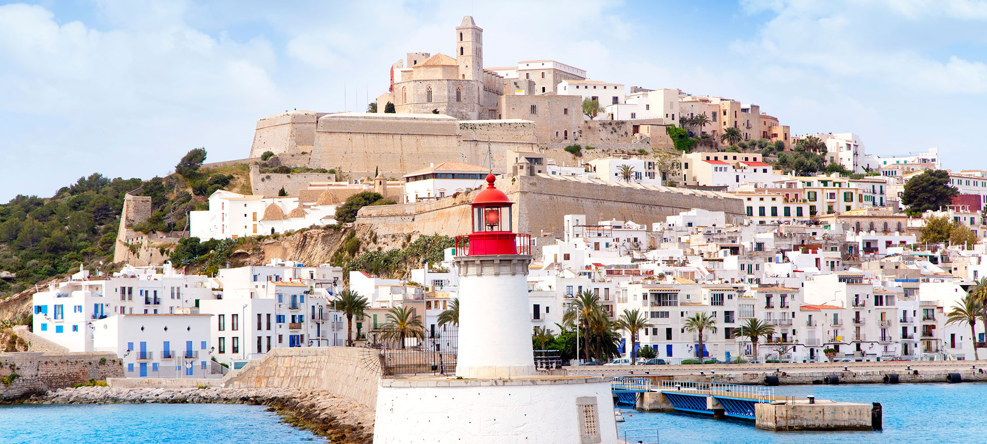 Blick auf Ibiza-Stadt Blick auf Ibiza-Stadt