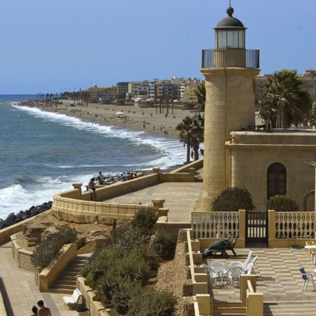 Castello di Santa Ana, a Roquetas de Mar (Almería, Andalusia)