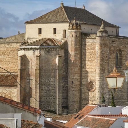 Chiesa e fortezza di Cazalla de la Sierra (Siviglia, Andalusia)