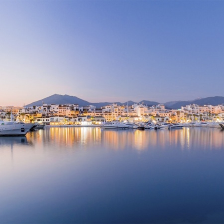 Puerto Banús in Marbella (Málaga, Andalusien)