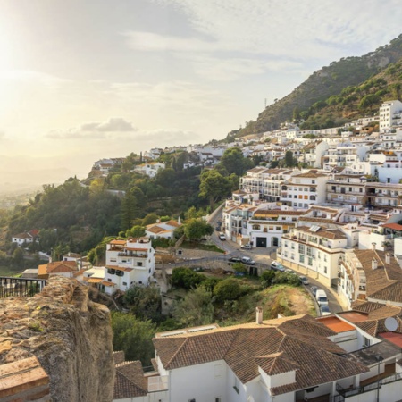 Vista general de Mijas, en Málaga (Andalucía)