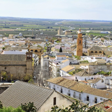 Panoramica di Osuna, nella provincia di Siviglia (Andalusia)