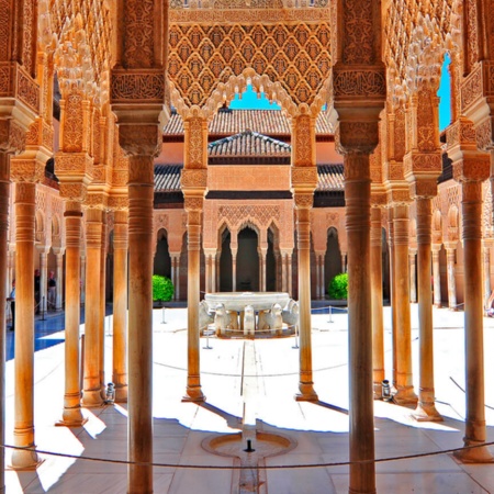 Courtyard of the Lions, Alhambra, Granada
