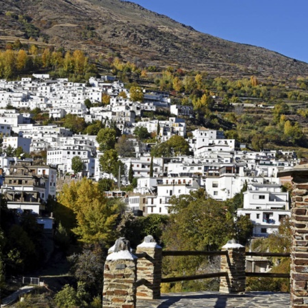 Panoramica di Trévelez (Granada, Andalusia)