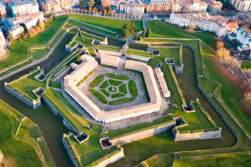 Aerial view of Jaca