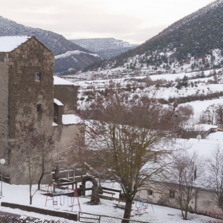 Chiesa di San Hipólito, a Sabiñánigo (Huesca, Aragona)