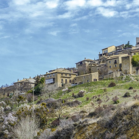 Panoramica di Sos del Rey Católico, nella provincia di Saragozza (Aragona)