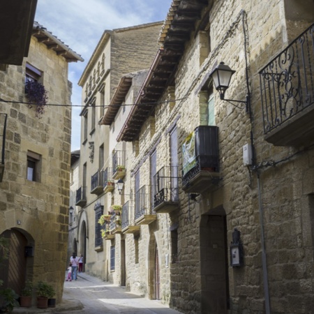 Strade di Uncastillo (Saragozza, Aragona)