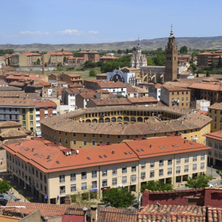 Veduta generale di Tarazona, Saragozza (Aragona)