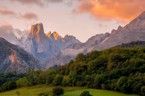 Pico Naranjo nei Picos de Europa, Asturie