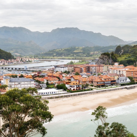 Panoramica di Ribadesella, nelle Asturie