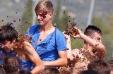 ビニサレムのブドウの戦い祭り。マヨルカ島