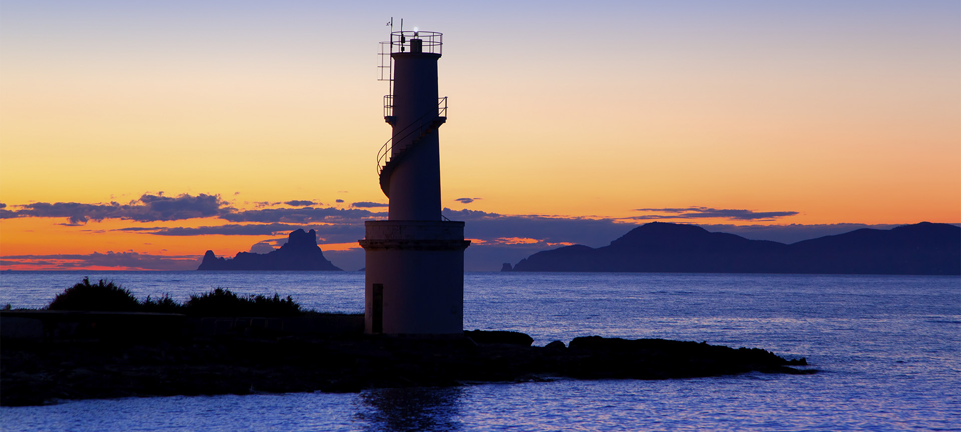 La Savina Lighthouse on the island of Formentera (Balearic Islands) La Savina Lighthouse on the island of Formentera (Balearic Islands)
