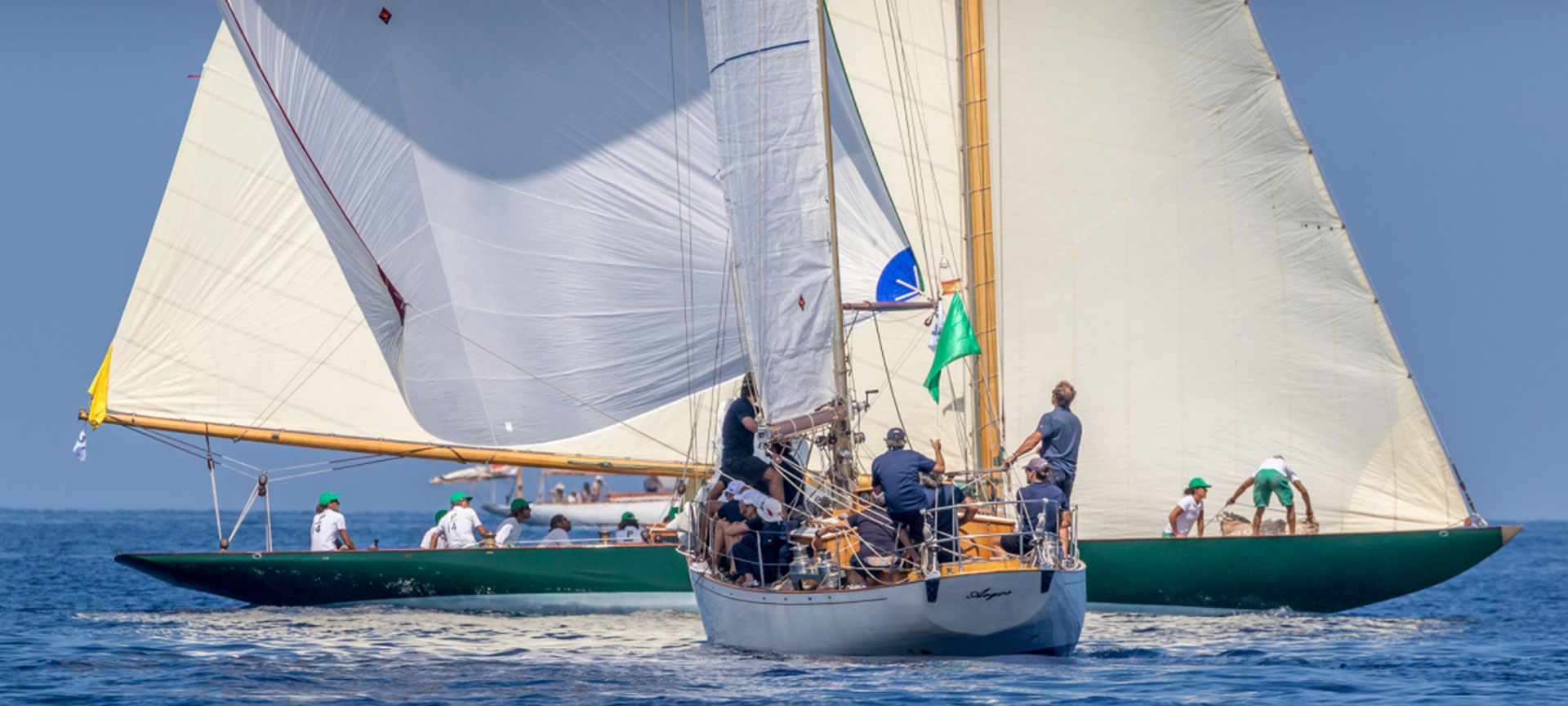 Copa del Rey de barcos antigos Vela Clássica em Menorca Copa del Rey de barcos antigos Vela Clássica em Menorca