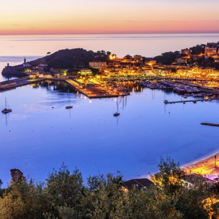 Porto di Sóller, sull’isola di Maiorca (Isole Baleari)