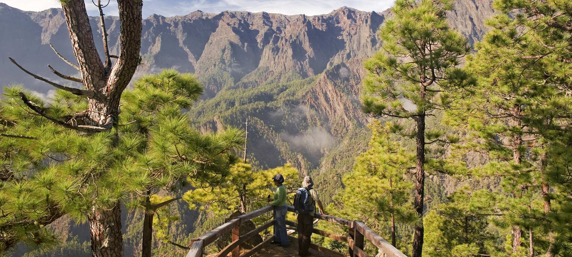 Mirador La Cumbrecita. Parque Nacional de la Caldera de Taburiente. La Palma Mirador La Cumbrecita. Parque Nacional de la Caldera de Taburiente. La Palma