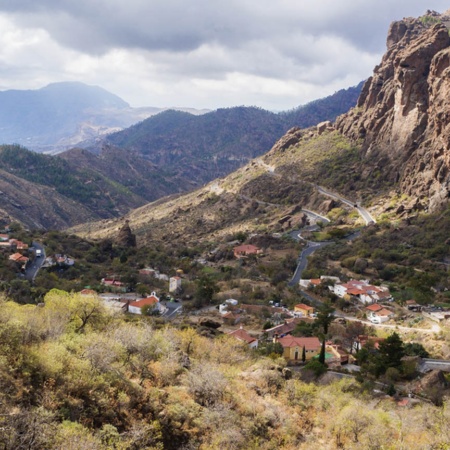 Panorama Ayacaty (Gran Canaria, Wyspy Kanaryjskie)