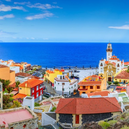 Panoramica di Candelaria. Tenerife