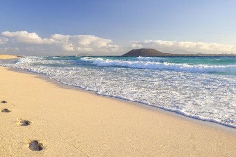 Praia de Corralejo (Fuerteventura, Ilhas Canárias)