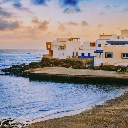 Vista de El Cotillo (Fuerteventura, Islas Canarias)