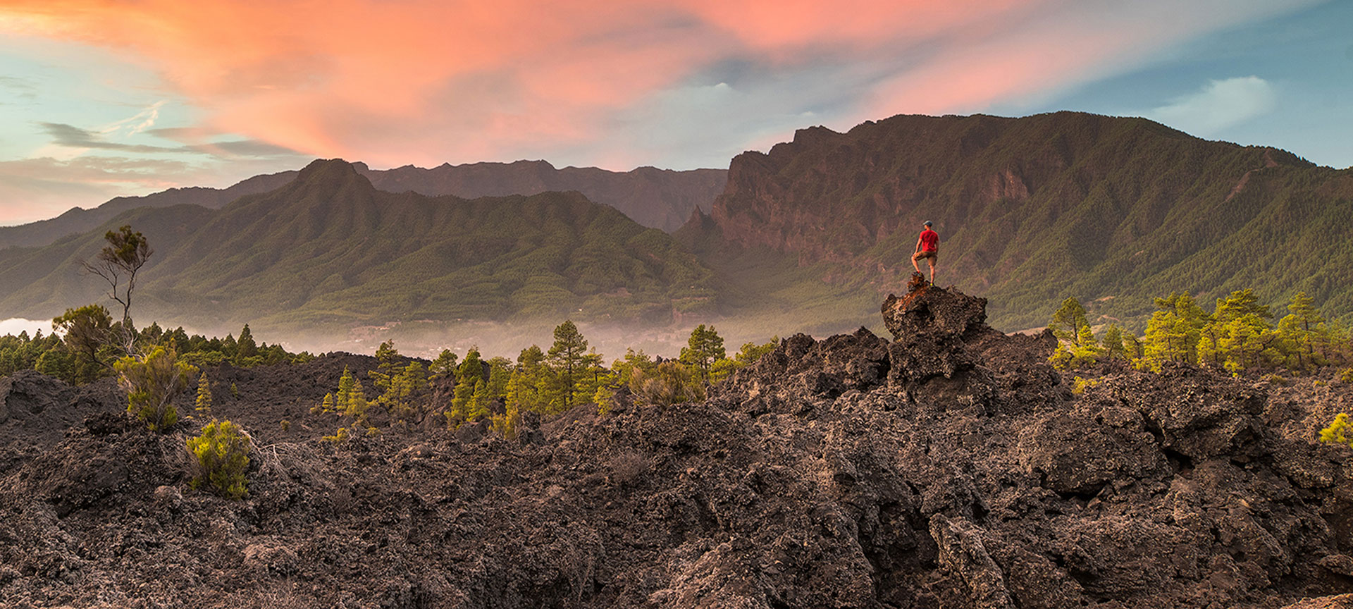 Landscape on the Island of La Palma, Canary Islands Landscape on the Island of La Palma, Canary Islands