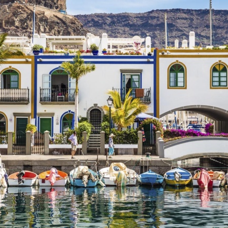 Puerto de Mogán, en la isla de Gran Canaria (Islas Canarias)