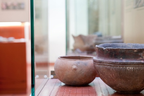Vasellame nel Museo Archeologico ed Etnografico