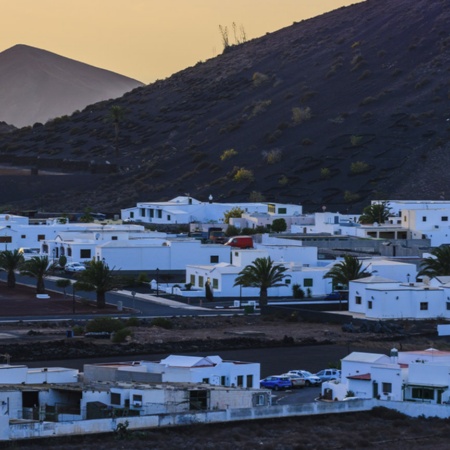 Panoramica di Uga (Lanzarote, Isole Canarie)
