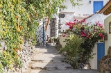 Straße in Valle Gran Rey (La Gomera, Kanarische Inseln)