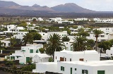 Panoramica di Yaiza, sull'isola di Lanzarote (Isole Canarie)