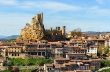 Dettaglio del castello di Frías a Burgos, Castiglia e León
