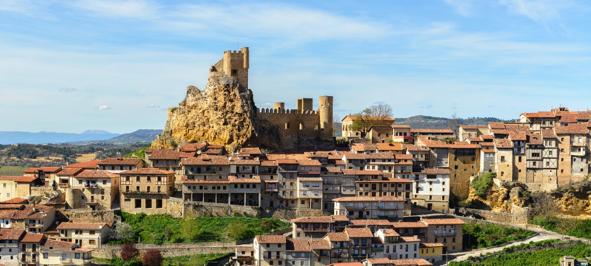 Detalle el castillo de Frías en Burgos, Castilla y León Detalle el castillo de Frías en Burgos, Castilla y León