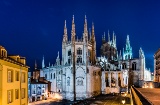 Night view of Burgos Cathedral, Castilla y León