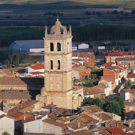 Vista de Dueñas (Palencia, Castilla y León)