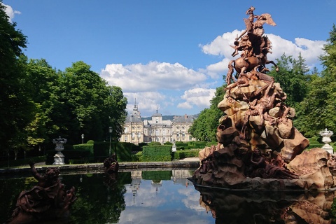 ラ・グランハ・デ・サン・イルデフォンソの庭園