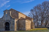 Kirche San Juan Bautista in Baños de Cerrato. Palencia