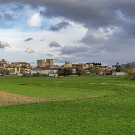 Panorámica de Medina de Pomar, en Burgos (Castilla y León)