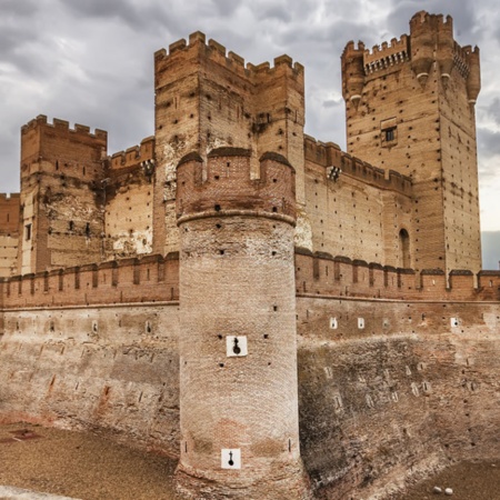 Castillo de la Mota, en Medina del Campo (Valladolid, Castilla y León)