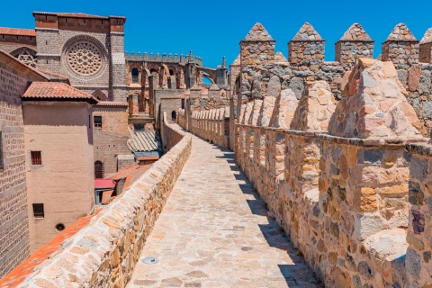 Ramp for the disabled at Ávila wall