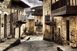 Via tipica di Puebla de Sanabria, a Zamora (Castiglia e León)