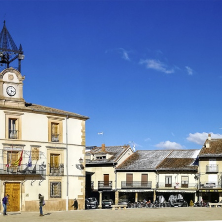 Plaza Mayor di Riaza (Segovia, Castiglia e León)