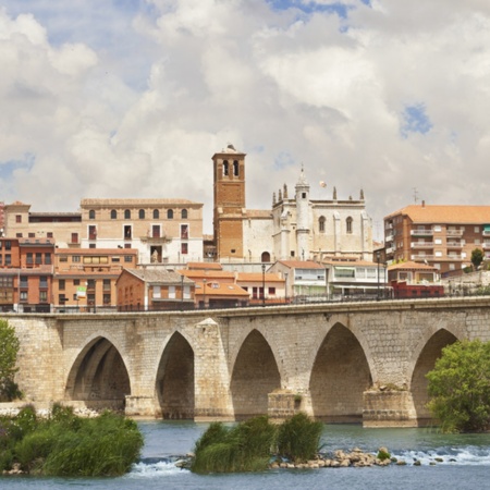 Panoramica di Tordesillas, Valladolid (Castiglia e León)