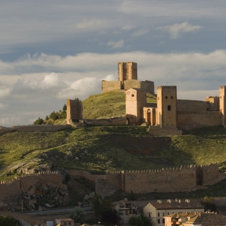 El castillo de Molina de Aragón, en Guadalajara (Castilla-La Mancha)