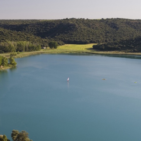 Panoramica delle lagune di Ruidera, a Ciudad Real (Castiglia-La Mancia)