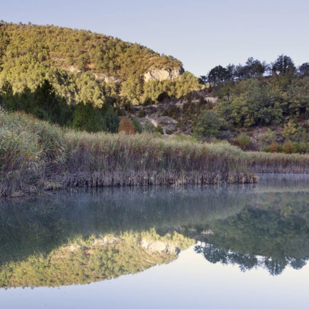 Veduta della laguna di Taravilla (Guadalajara, Castiglia-La Mancia)