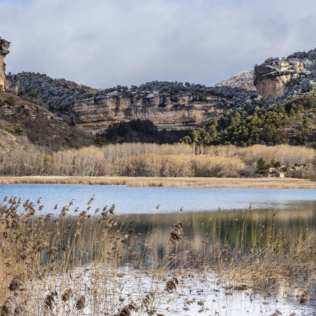 "Veduta della laguna di Uña (Cuenca, Castiglia-La Mancia) "