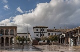 Plaza Mayor in Villanueva de la Jara (Cuenca, Kastilien-La Mancha)