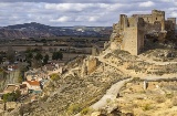 "Il castello di Zorita de los Canes (Guadalajara, Castiglia-La Mancia) domina la panoramica della località  "